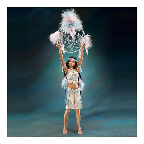 Porcelain collectible dolls - The Ashton-Drake Galleries Collectible Porcelain Doll With Dream Catcher: Starscape Of Dreams