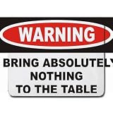Warning: I bring absolutely nothing to the table Mousepad