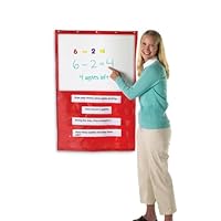 Learning Resources Write-On/Wipe-Off Magnetic Hanging Pocket Chart