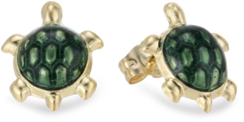 Cheap Girls Jewelry Disney Princess 14kt Gold Enamel Turtle Girls Stud Earrings For Sale Cheap Girls Jewelry Disney Princess 14kt Gold Enamel Turtle Girls Stud Earrings For Sale