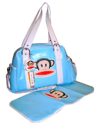 Paul Frank Bowler Style Diaper Bag, Blue