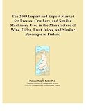 The 2009 Import and Export Market for Presses, Crushers, and Similar Machinery Used in the Manufacture of Wine, Cider, Fruit Juices, and Similar Beverages in Finland