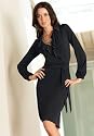 Chadwicks Ruffle Wrap Dress