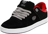 C1RCA Men's Tave TT2 Skate Shoe,Black/Pompeian Red,11.5 M US