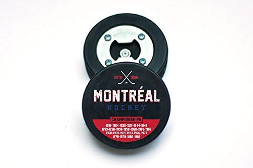 The PuckOpener - Hockey Puck Bottle Opener - Montreal Champs