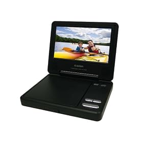Axion LMD-6708Y 7-Inch Widescreen Portable DVD Player (Black)