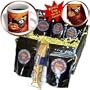 Milas Art Halloween - Funny Halloween Cat and Mouse - Coffee Gift Baskets - Coffee Gift Basket