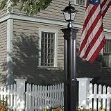 Liberty Lamp Post with Mount - Black by Mayne