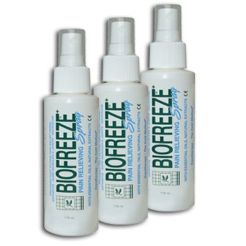 Biofreeze Pain Relieving Spray, 4-Ounce (Pack of 2)