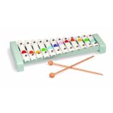 Janod - J07604 - Instrument de Musique - Xylo M�tal Confetti - 12 Tons - 2 Baguettes