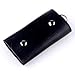 1 X Ostart Black Portable 6 Clips PU Leather Car Keychain Key Holder Bag Case Wallet Cover