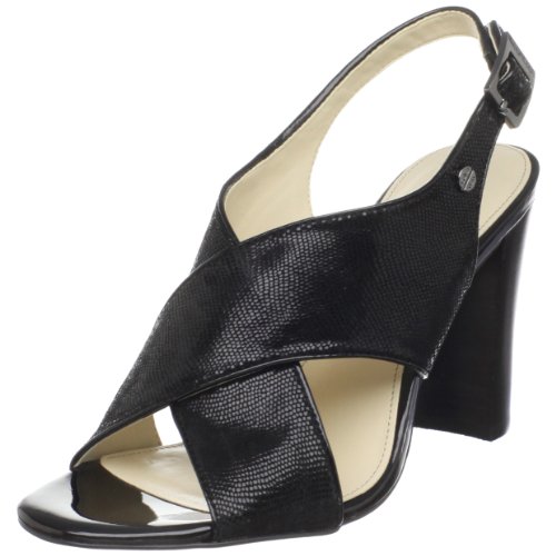 Calvin Klein Women's Jill Sandal,Black,10 M US