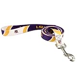 NCAA LSU Tigers Purple 6' Leash (Large)