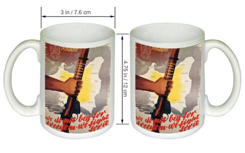 Poland world war ii US army military COFFEE MUG