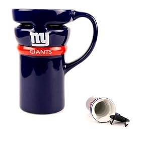 Officially Licensed New York Giants NFL Ceramic Travel Mug