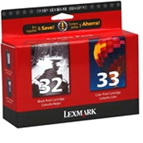 Lexmark #32/#33 Twin Pack ink Cartridges (18C0532)