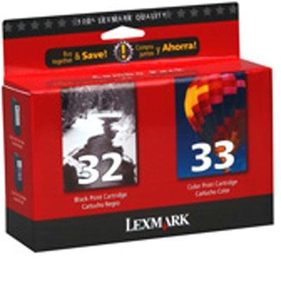 Electronics: Lexmark #32/#33 Twin Pack ink Cartridges  18C0532 