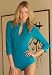 image and picture of Chadwicks Ruffle Henley Knit Bodysuit