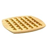 T&G Woodware Scimitar Trivet in Hevea