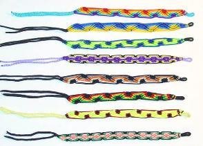 5 HANDMADE FRIENDSHIP BRACELETS ~ from PERU!