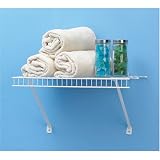 RUBBERMAID CLOSET 41642 TIGHT MESH SHELF KIT 36X16D 1/2 SPACING WHITE