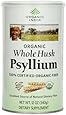 Organic India Whole Husk Psyllium, 12-Ounce