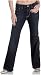 Seven7 Jeans Women's  Flare Jean with Flower Embroidery Back Pockets