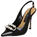 Beverly Feldman Women's Alto Slingback Pump,Bkpatbkgro,8 M US