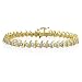 10K Yellow Gold 2 Carat Diamond Tennis Bracelet 7