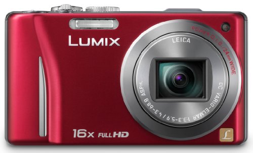 Panasonic Lumix DMC TZ22EG R Digitalkamera (14 Megapixel, 16 fach opt. Zoom, 7,5 cm (3 Zoll) Touch LC Display, GPS, Full HD, 3D, bildstabilisiert) rot samsung 22 zoll