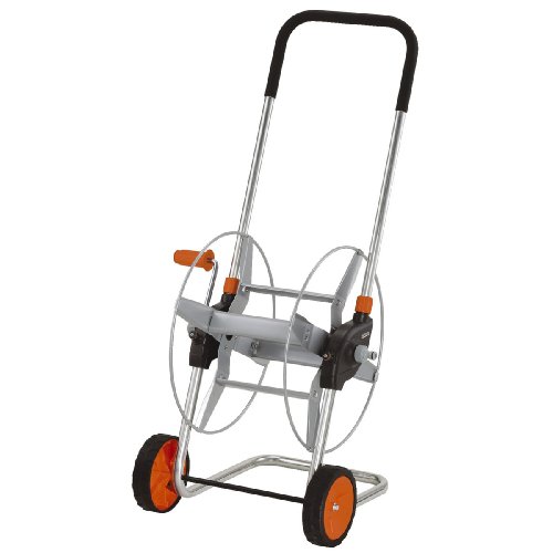 examen Gardena 2681-20 Dévidoir en métal sur roues pour tuyau d'arrosage de 60 m x 1,3 cm, 50 m et 35 m x 1,9 cm