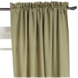 55-Inch by 63-Inch Emerson Lined Pole Top Panel, Grass by Arlee
