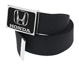 Brand New Unisex Web Belt W/ Chrome Licensed Honda Buckle