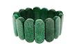 Green Turquoise Jasper Long Cushion Stretch Bracelet