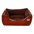 Pet Bed Rectngle 1pc - Brick Red
