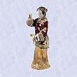 chinese serving maiden statue new porcelain sculpture