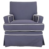 Hiatt Furniture Aubrey Swivel Glider - Navy by Hiatt Furniture