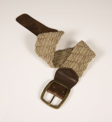 Per Una Woven Gold Buckle Wide Belt