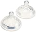 Bebe Dubon 2 Pack Silicone Wide Neck Nipple, Fast Flow