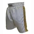 Mexican Style Boxing Shorts in White Size: Large