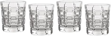 Crosby Crystal Double OLD Fashion SET of 4