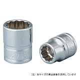 KTC(ケーテーシー) ソケット 9.5mm (3/8インチ) B3-14W-S