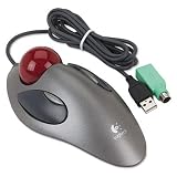 ~:~ LOGITECH, INC. ~:~ Optical Trackball Marble Mouse, Four-Button/Scroll, Programmable, SR/BE