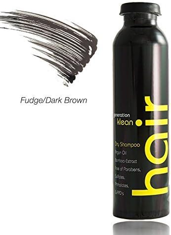 Generation Klean Dry Shampoo, Fudge Dark Brown, 2.6 oz by Generation Klean