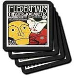 Florene Art Deco and Nouveau - Ad In Art Nouveau Style - Coasters