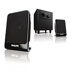 Philips Lautsprecher 2.1 inklusive Holz-Subwoofer schwarzvon "Philips"