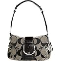 AUTHENTIC COACH SOHO SIGNATURE SMALL FLAP (BW/Black)