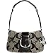 AUTHENTIC COACH SOHO SIGNATURE SMALL FLAP (BW/Black)