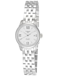 Tissot Womens T41118333 Le Locle Silver Dial Automatic Stainless Steel Watch