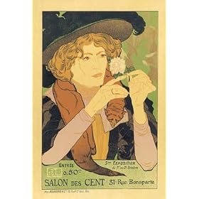 Salon des Cents Vintage French Advertising - Mini Metal Wall Sign Retro Art 15cms x 20cms
